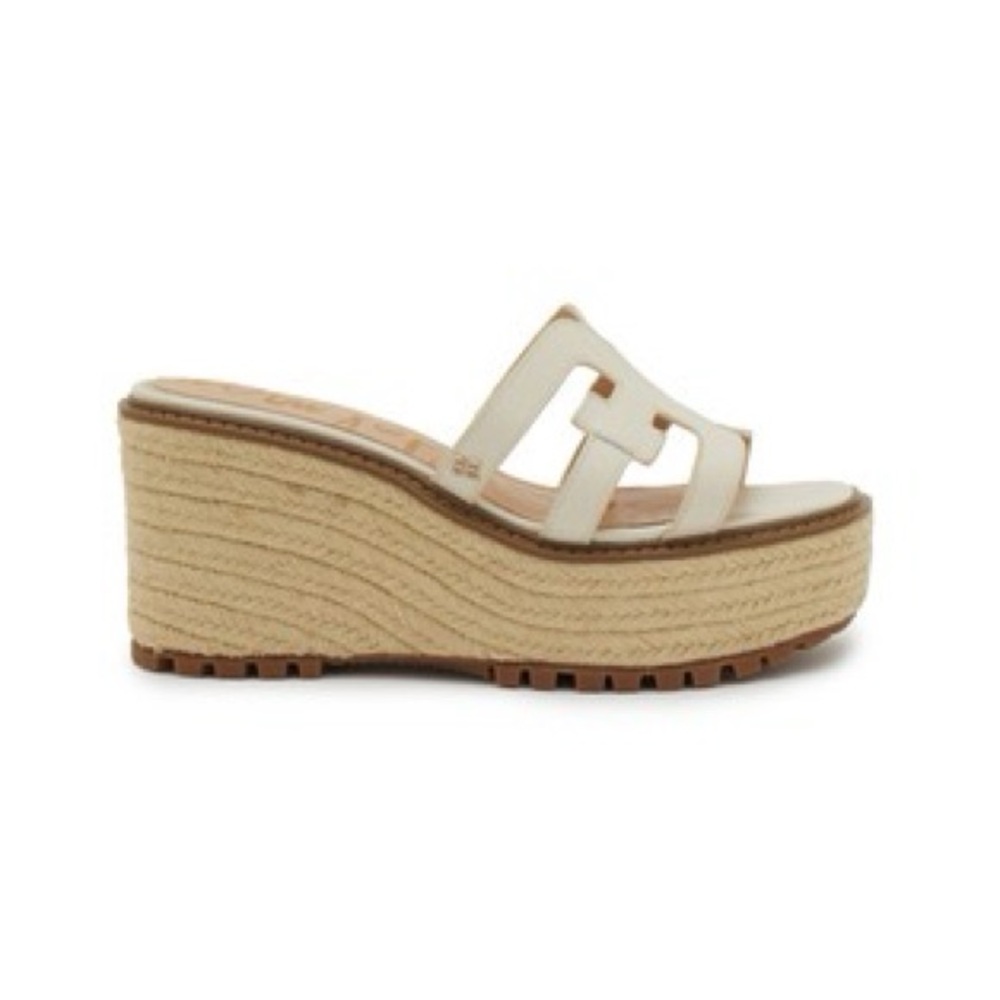 Sam Edelman • Laine Leather Wedge Sandals • Women’s Size 9 - Picture 3 of 6
